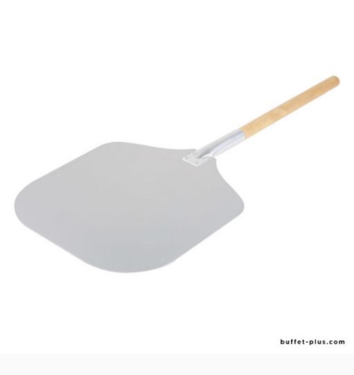Pelle Pizza convoyeur aluminium manche bois petit modele